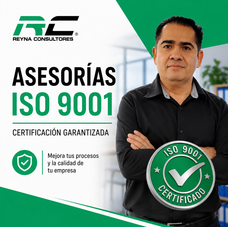 Asesorías ISO 9001, certificación garantizada