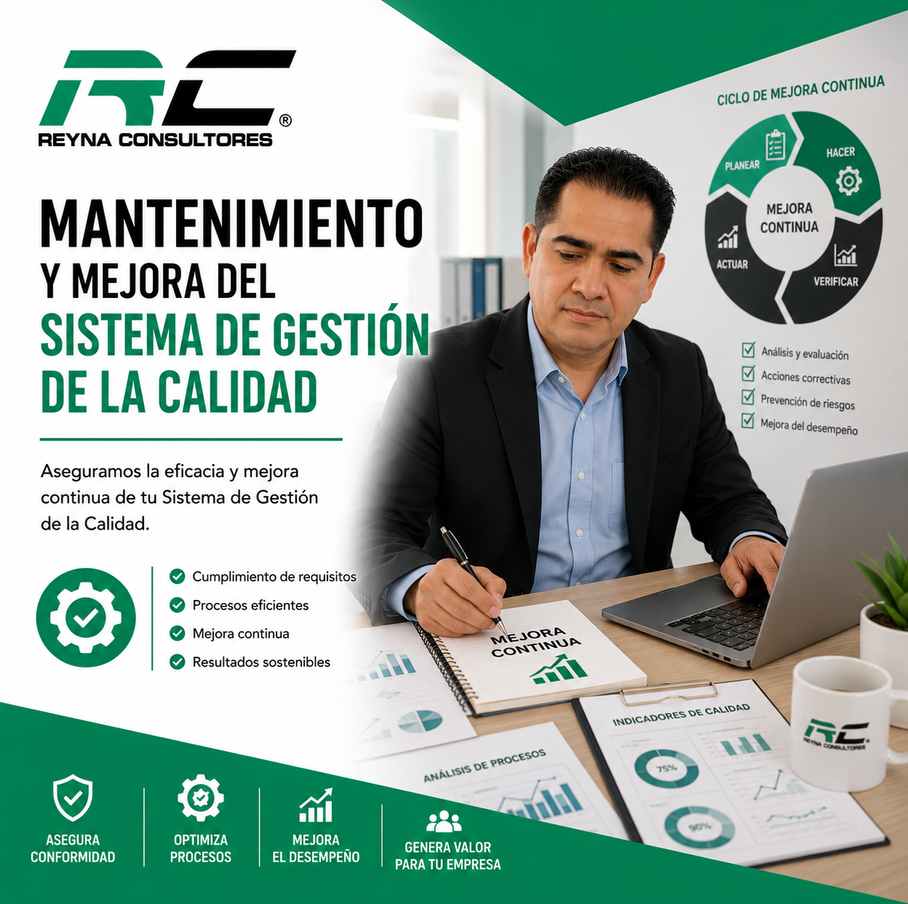 Mantenimiento y mejora del sistema de gestión de la calidad